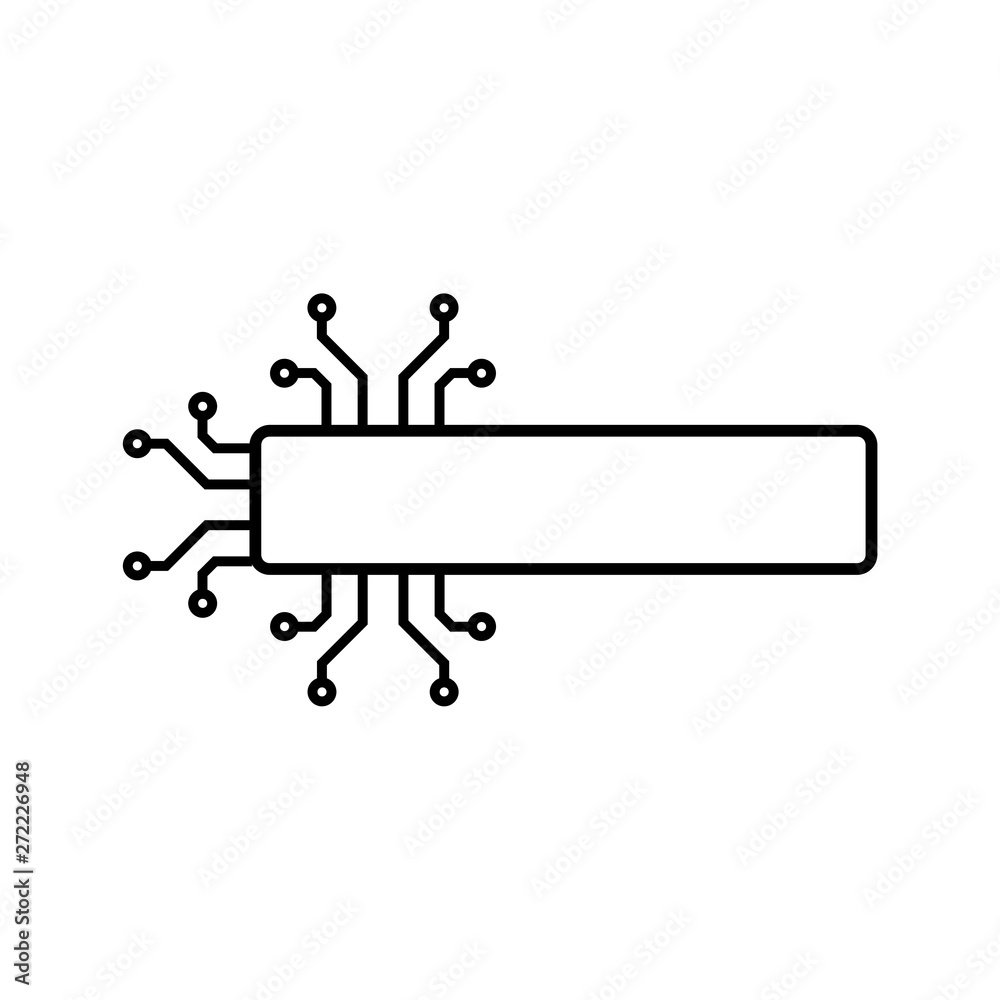 Simple Abstract technological banner Simple Abstract technological banner