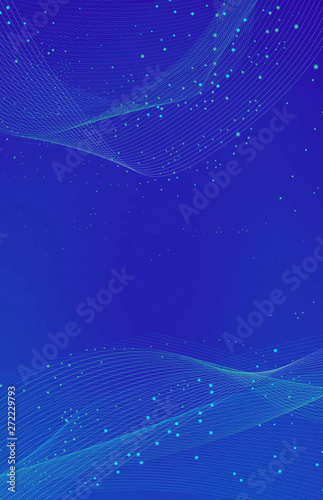Colorful background abstract particles. Future geometric template with transition. Gradient background design composition.