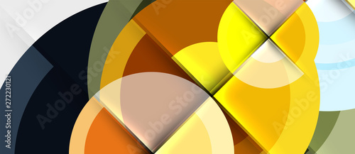 Circular geometrical design template
