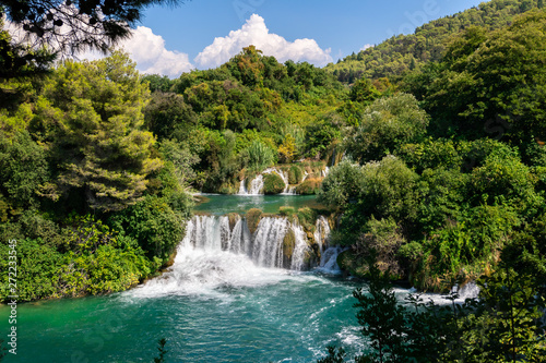 Krka National Park, Waterfalls , Dalmatia, Croatia near Sibenik