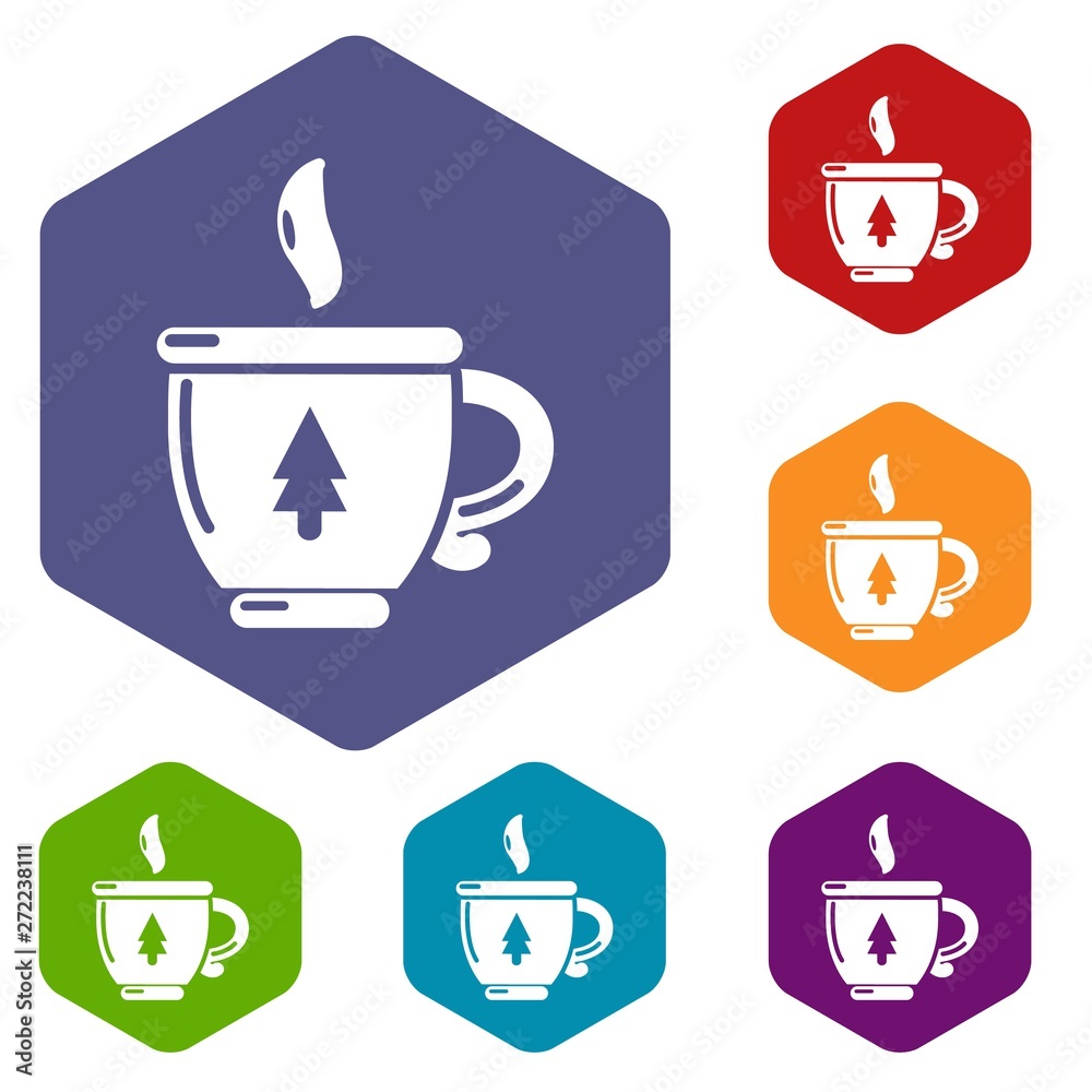 Cup tea icon. Simple illustration of cup tea vector icon for web Cup tea icon. Simple illustration of cup tea vector icon for web