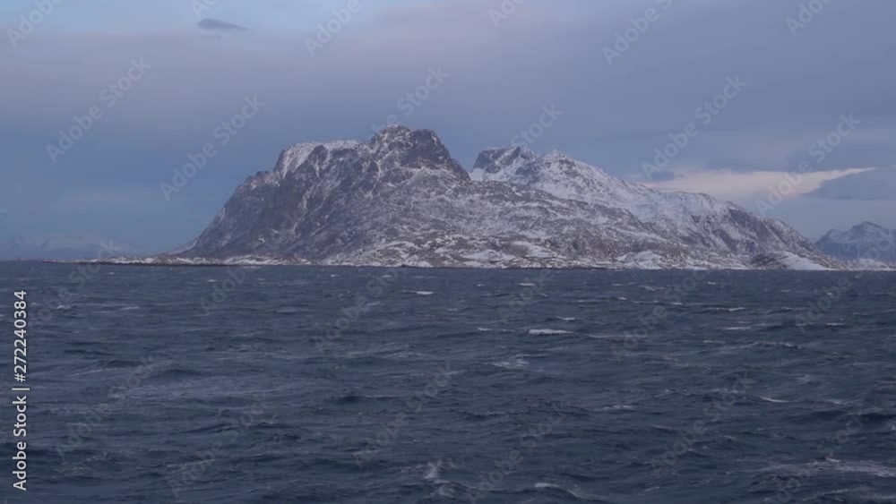 sea and mountains in winter sea and mountains in winter