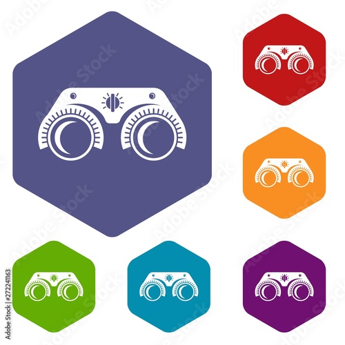Medical glasses icon. Simple illustration of medical glasses vector icon for web
