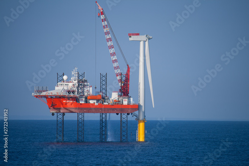 Offshore Wind Turbine Construction photo