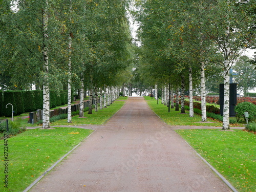 Weg in Helsinki, Friedhof Hietaniemi photo