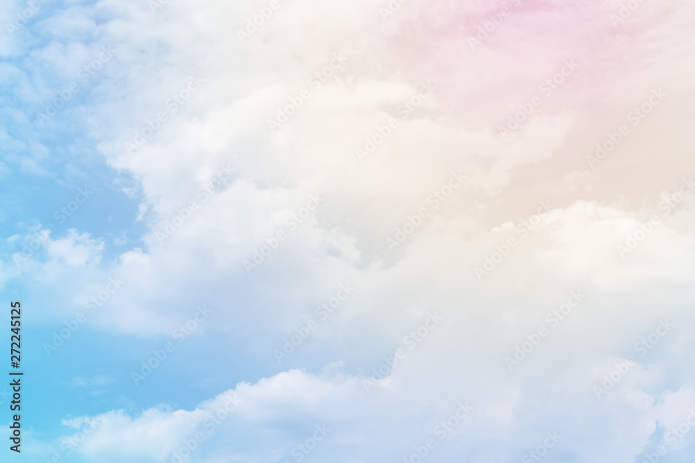 Obraz premium Cloud background with a pastel colour