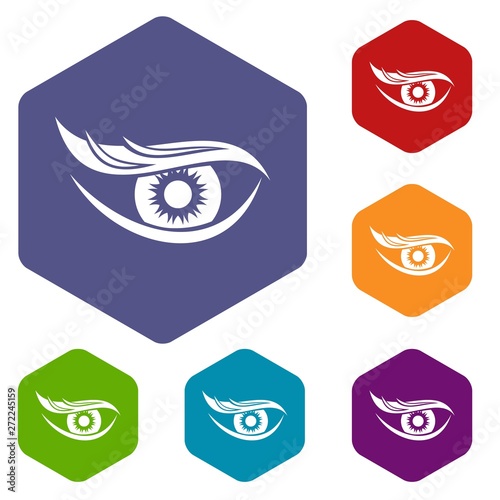 Eyesight icon. Simple illustration of eyesight vector icon for web