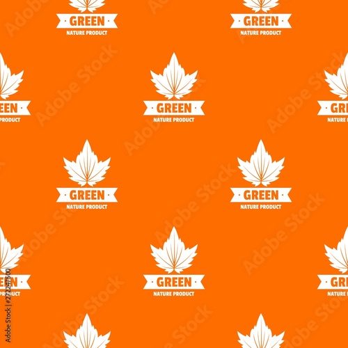 Eco earth pattern vector orange for any web design best