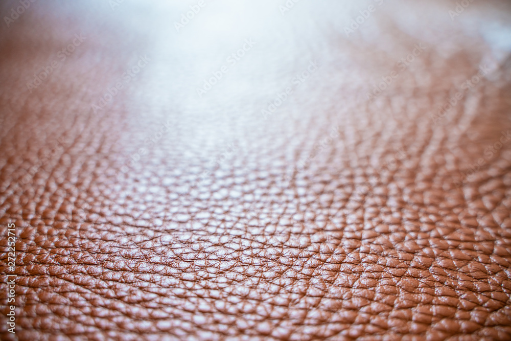 Light brown tan genuine leather texture - obrazy, fototapety, plakaty 
