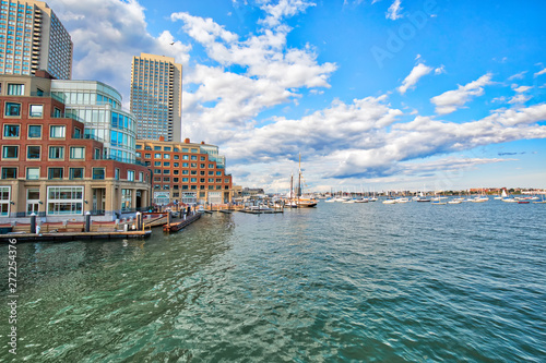 Famous Boston Harbor and harbor boat tours © eskystudio