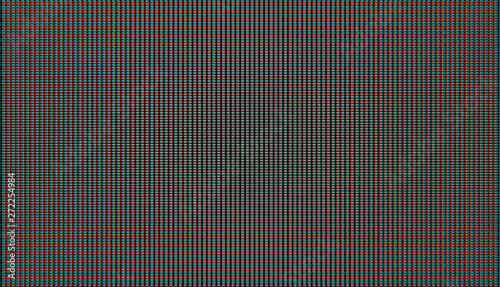 Retro crt display grid illustration with cromatic aberration photo