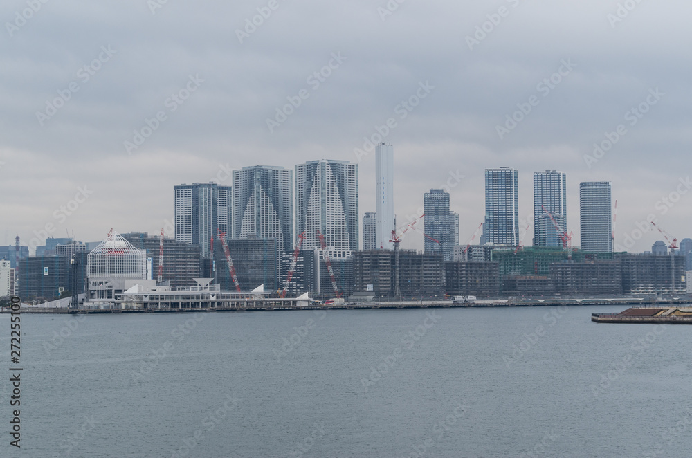 Fototapeta premium 湾岸のビル群