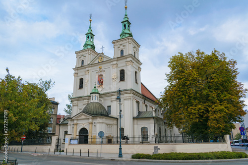 Obraz na płótnie St. Florian's Church in Krakow, Poland w salonie