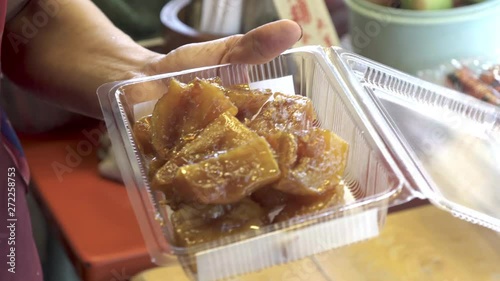 candied sweet potato ,Street food Taiwan