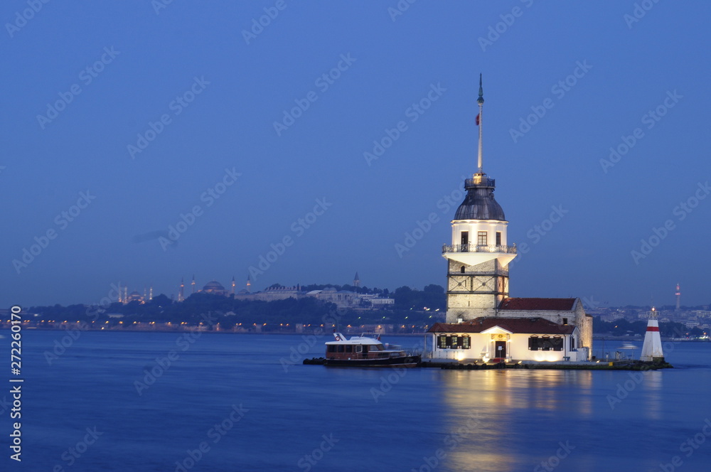maiden tower blue morning