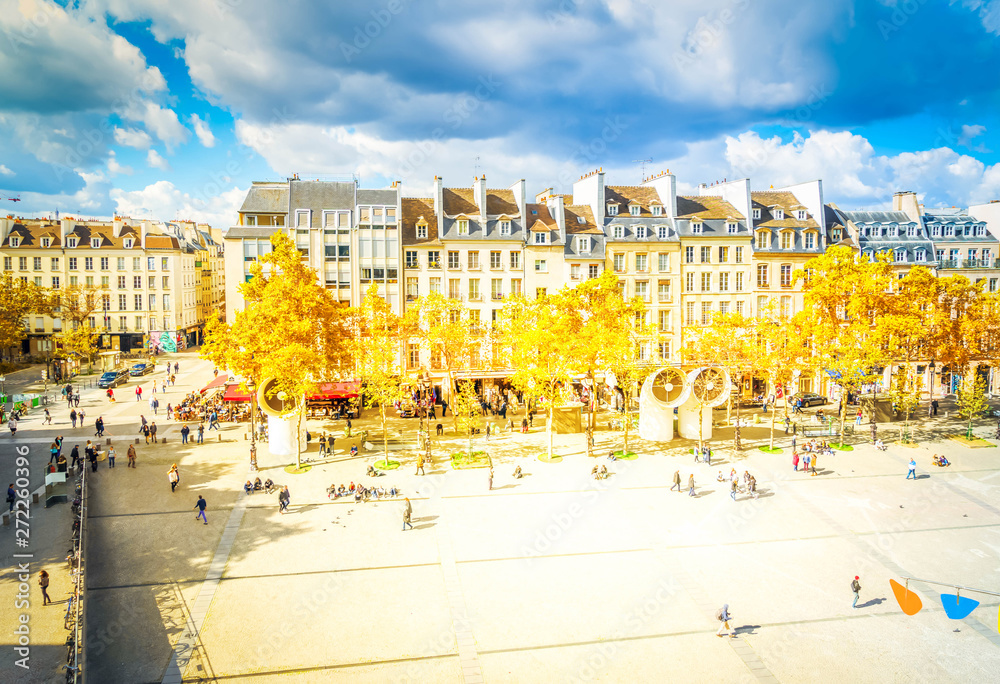 Fototapeta premium Square of Georges Pompidou, Paris