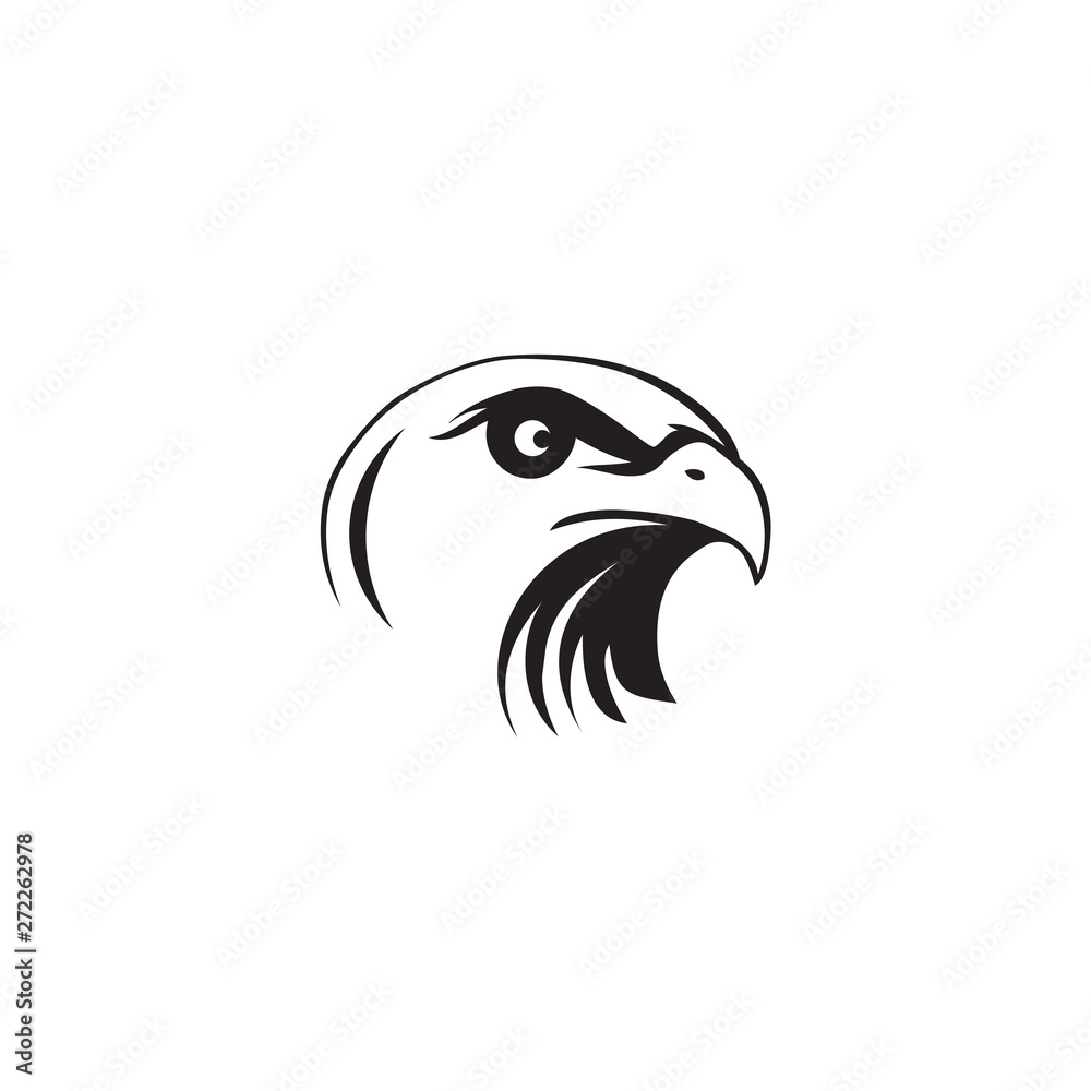 Obraz premium Eagle logo icon design vector template
