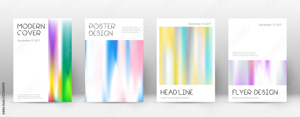 Flyer layout. Minimal sightly template 