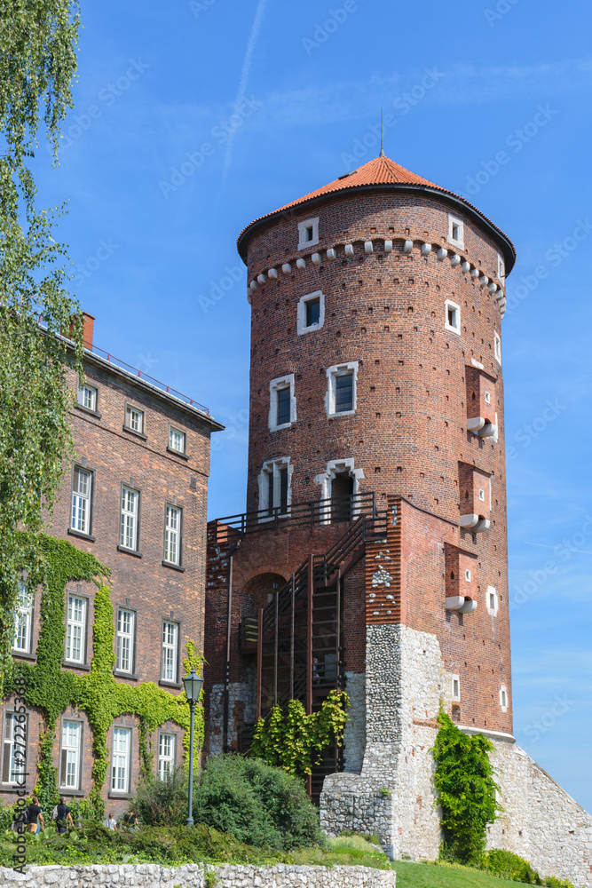 Sandomierska tower (Baszta Sandomierska) in Wawel hill royal castle