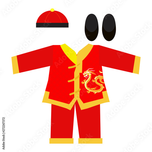 costume chinese kids boy