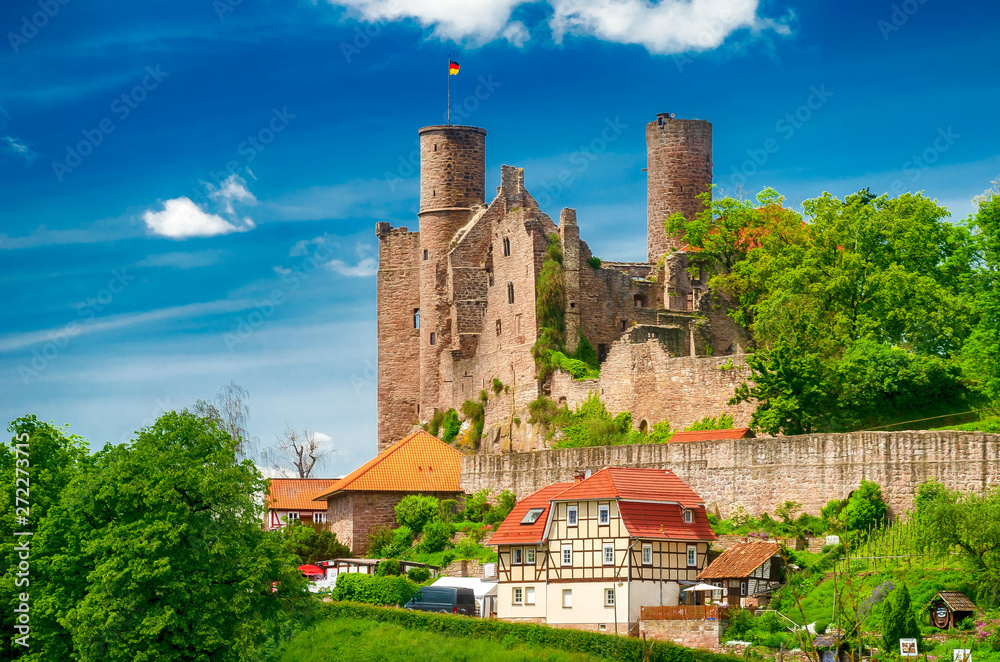 Burg Hanstein bei Bornhagen, Eichsfeld, Thüringen