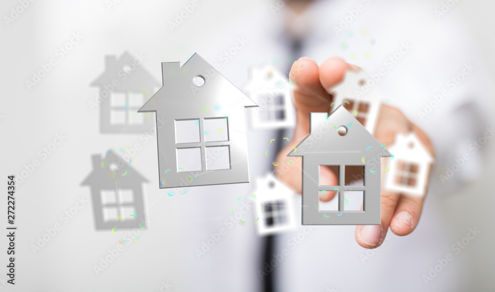 Smart home: Smarthome house automation icon Smart home: Smarthome house automation icon