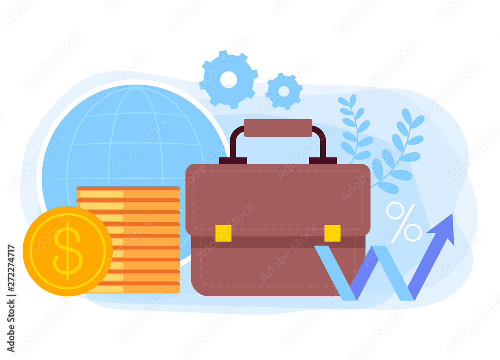Business online internet strategy concept. Vector flat graphic design cartoon illustration Business online internet strategy concept. Vector flat graphic design cartoon illustration