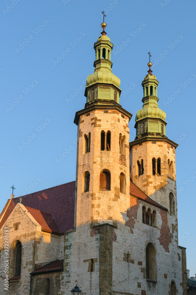 Church of St Andrew at Old Town, Krakow, Poland