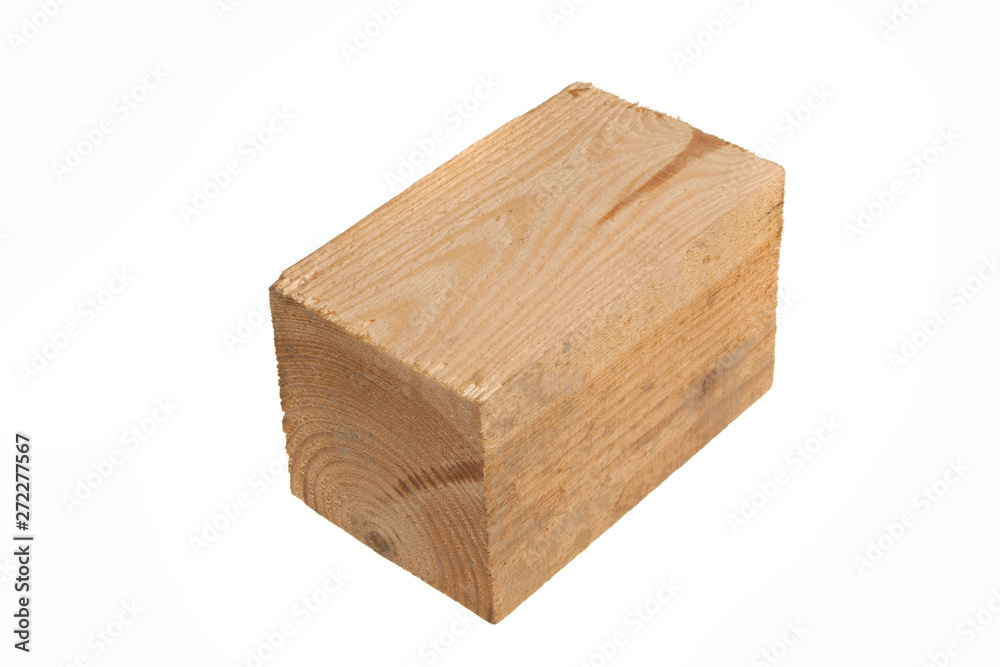 wooden beam isolated on white background wooden beam isolated on white background