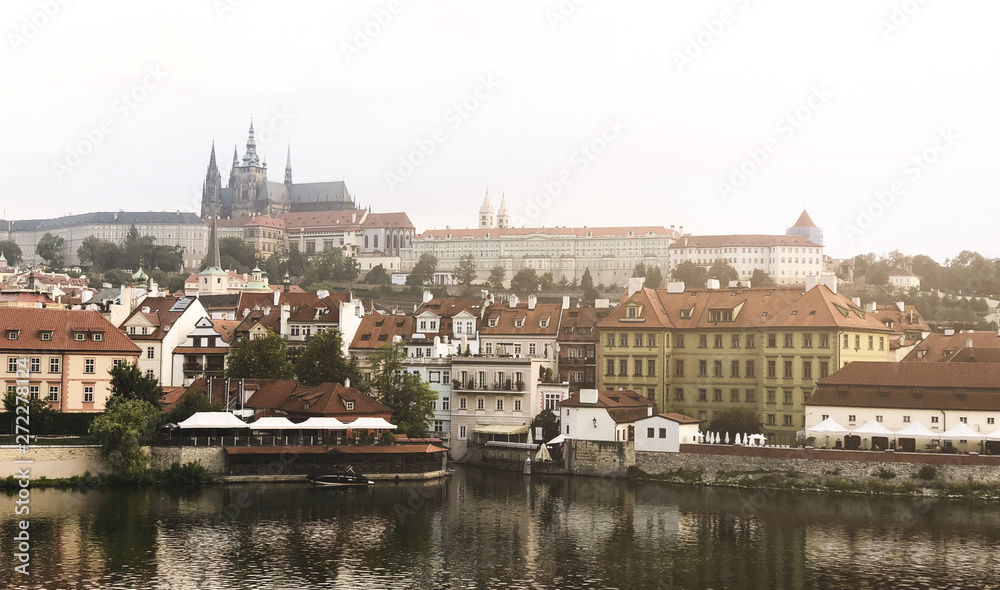 Prague, Czech Republic. View Of Hradcany, Historic District