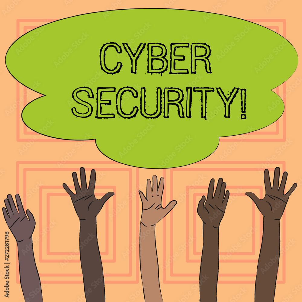 Text sign showing Cyber Security. Conceptual photo Online prevention of attacks Viruses Encrypt Information Text sign showing Cyber Security. Conceptual photo Online prevention of attacks Viruses Encrypt Information