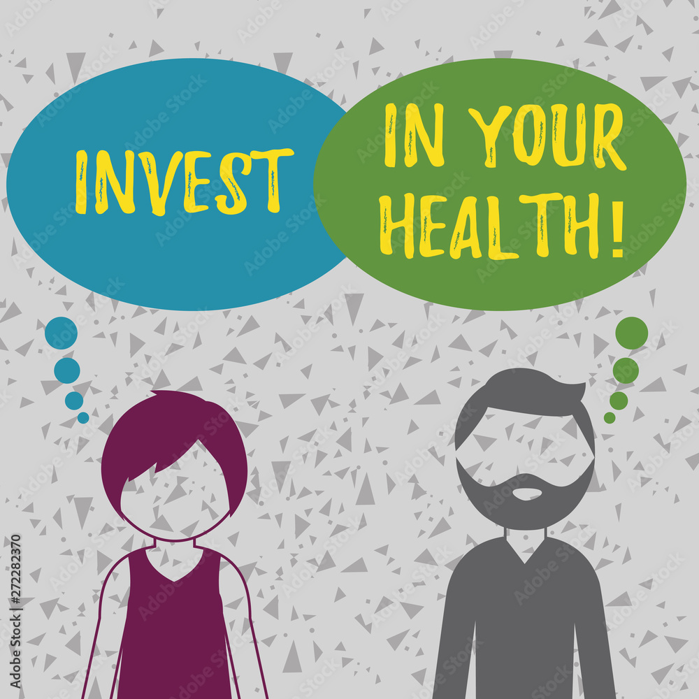 Word writing text Invest In Your Health. Business concept for Spend money in demonstratingal healthcare Preventive Tests Word writing text Invest In Your Health. Business concept for Spend money in demonstratingal healthcare Preventive Tests