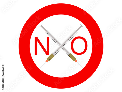 No drugs allowed - Vektor