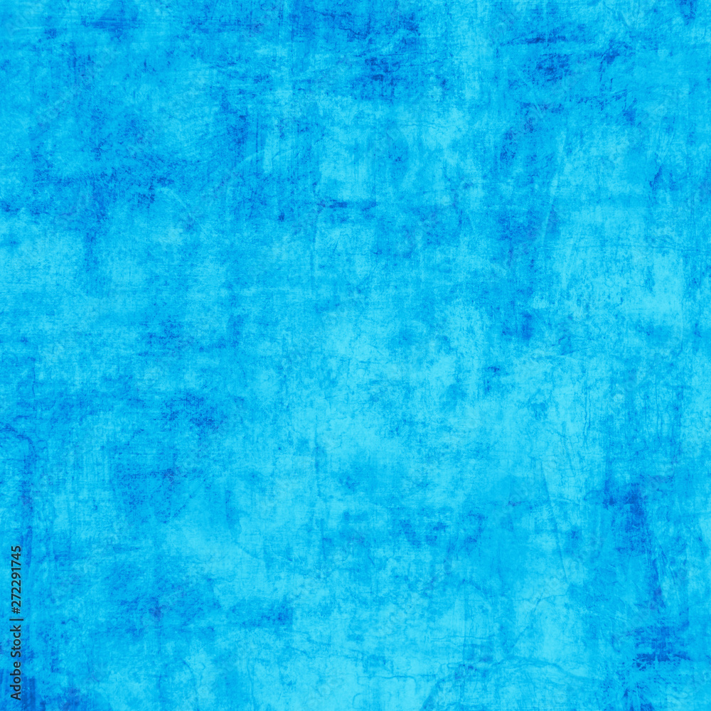 Fototapeta Grunge blue wall background or texture