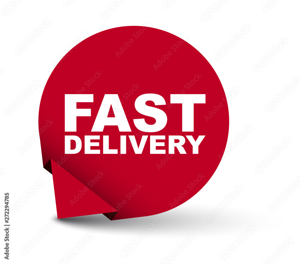 red vector banner fast delivery red vector banner fast delivery