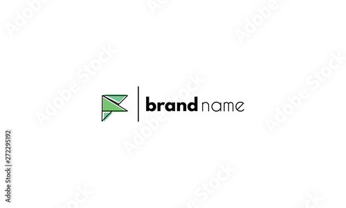 Free Download Origami Abstract Green vector logo 4 design image - GFXLoad
