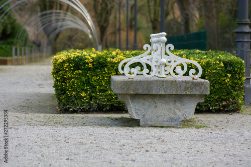 Bench in a park 1