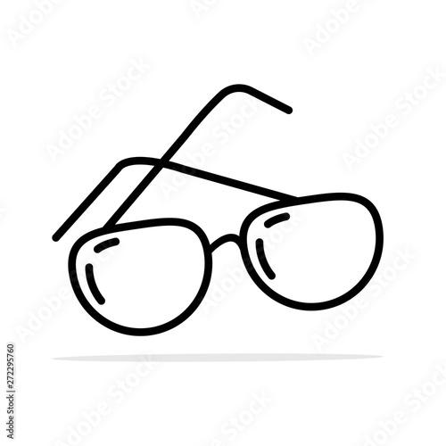 sunglasses icon. Vector concept illustration for design.