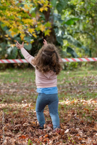 A little Girl In A Park