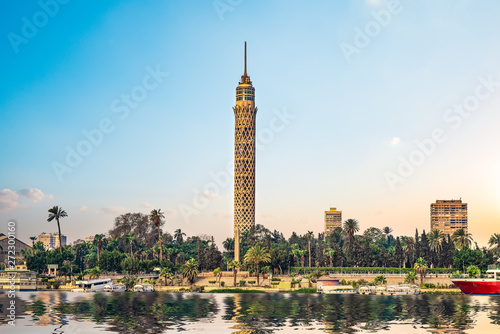 Obraz na płótnie Egyptian TV Tower w salonie