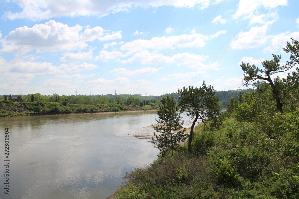 Spring On The River, Gold Bar Park, Edmonton, Alberta Spring On The River, Gold Bar Park, Edmonton, Alberta