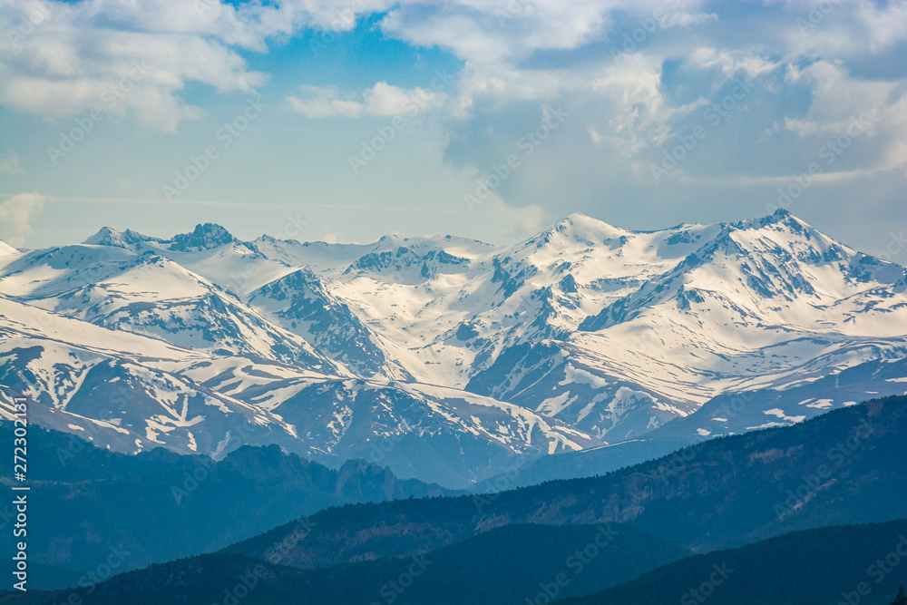 High mountain with snow on the top near Torul, Turkey, Asia High mountain with snow on the top near Torul, Turkey, Asia