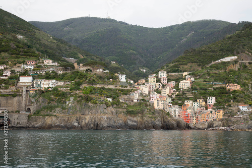 panorama della bella costa ligure