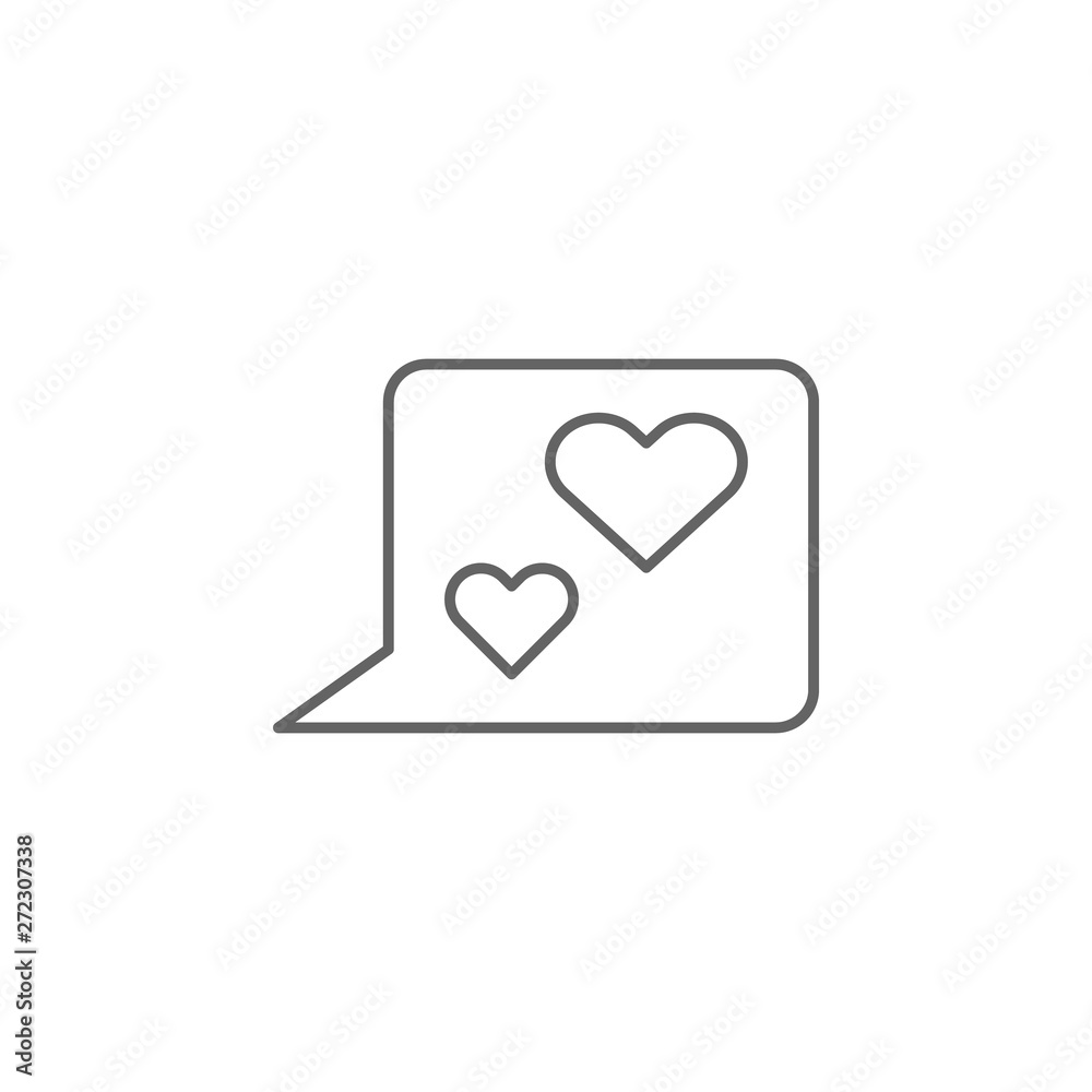 love messages friendship outline icon. Elements of friendship line icon. Signs, symbols and vectors can be used for web, logo, mobile app, UI, UX love messages friendship outline icon. Elements of friendship line icon. Signs, symbols and vectors can be used for web, logo, mobile app, UI, UX