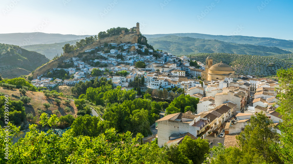 Panoramic sight in Montefrio, beautiful village in the province of Granada, Andalusia, Spain.