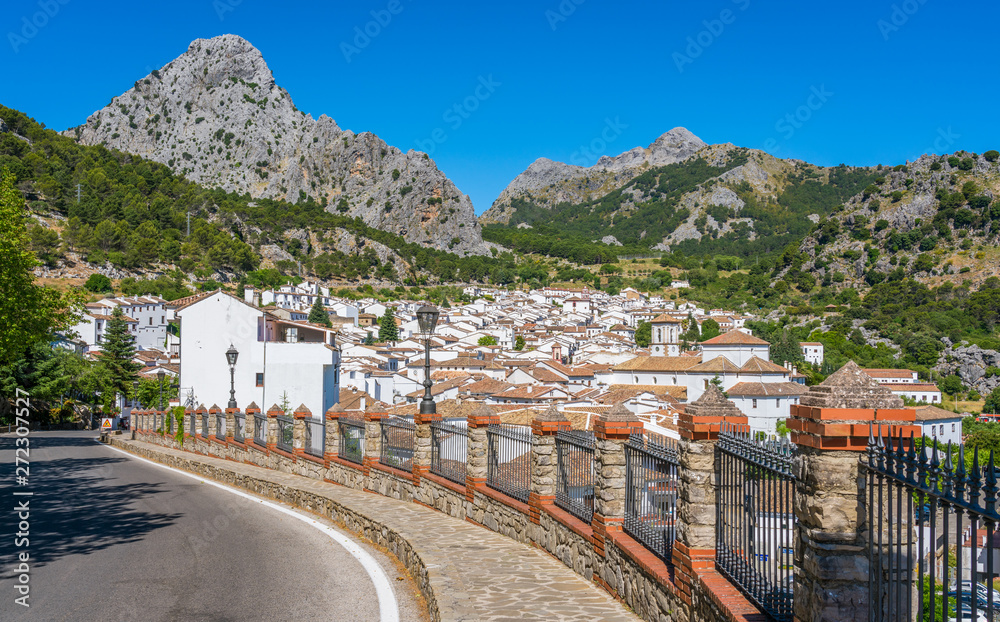 Scenic sight in Grazalema, province of Cadiz, Andalusia, Spain.
