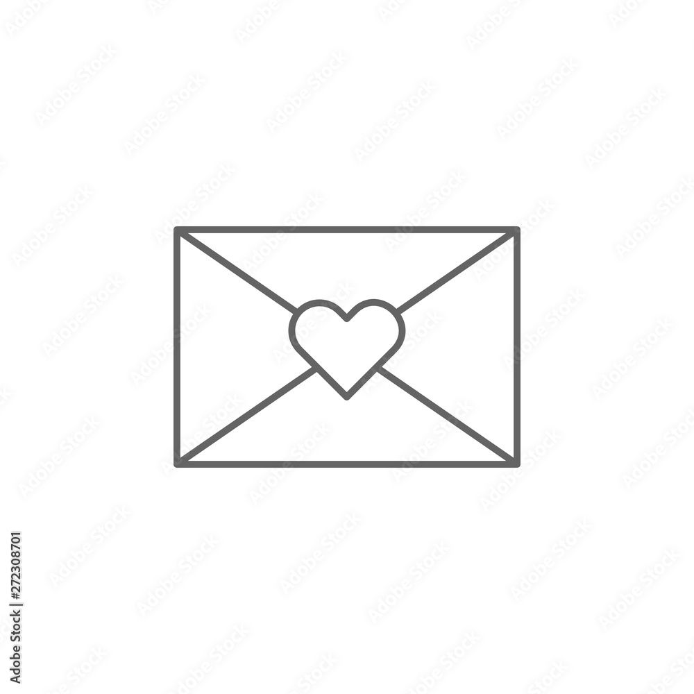 envelope friendship outline icon. Elements of friendship line icon. Signs, symbols and vectors can be used for web, logo, mobile app, UI, UX envelope friendship outline icon. Elements of friendship line icon. Signs, symbols and vectors can be used for web, logo, mobile app, UI, UX