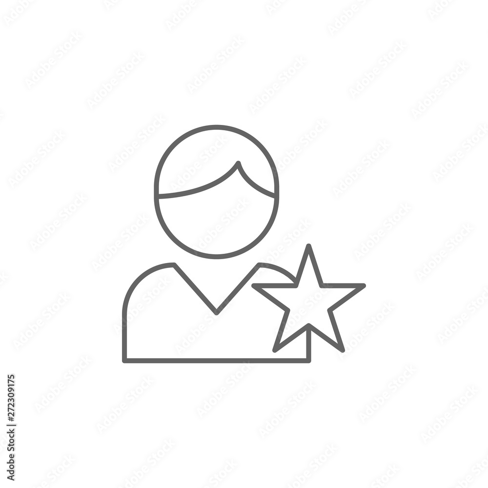 rate girl friendship outline icon. Elements of friendship line icon. Signs, symbols and vectors can be used for web, logo, mobile app, UI, UX
