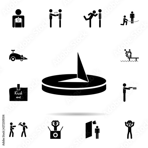 clerical thorn icon. Universal set of day of jokes for website design and development, app development