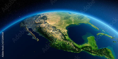 Fotografie Detailed Earth. Mexico